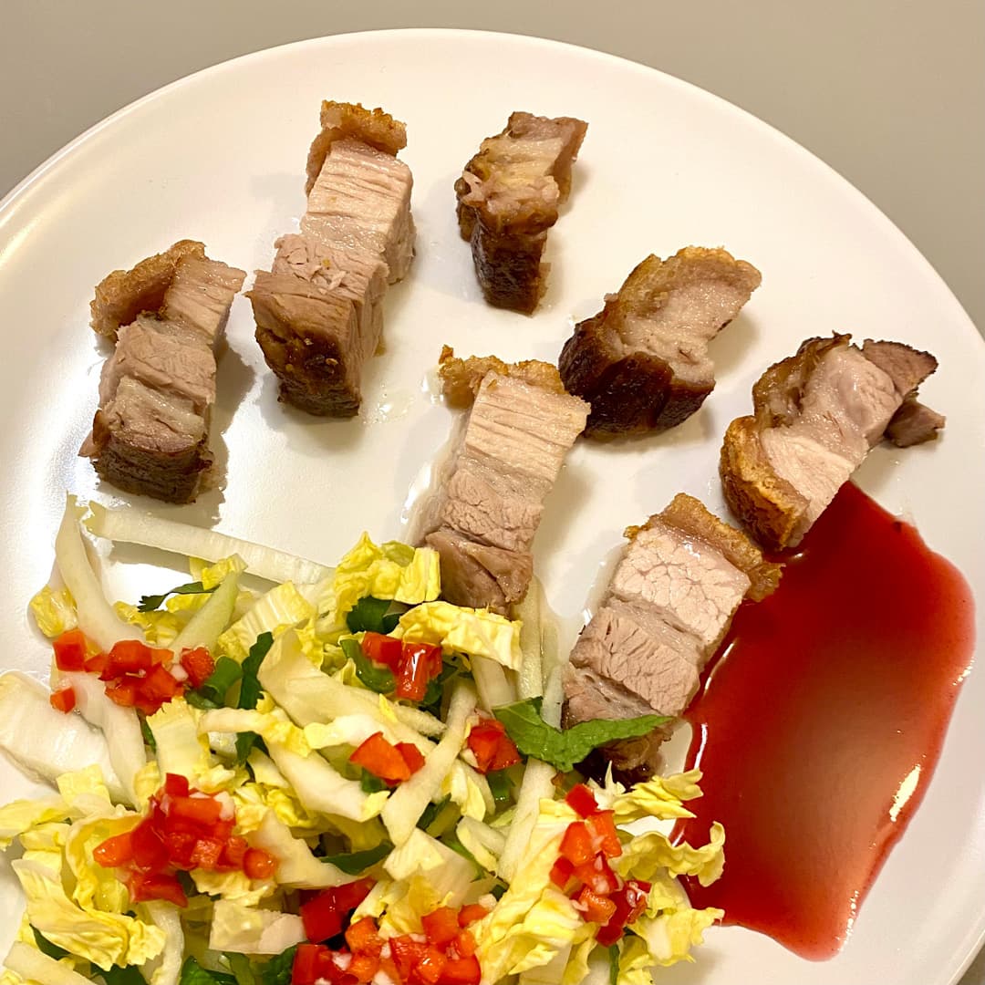 Poitrine de porc croustillante « Siu Yuk »