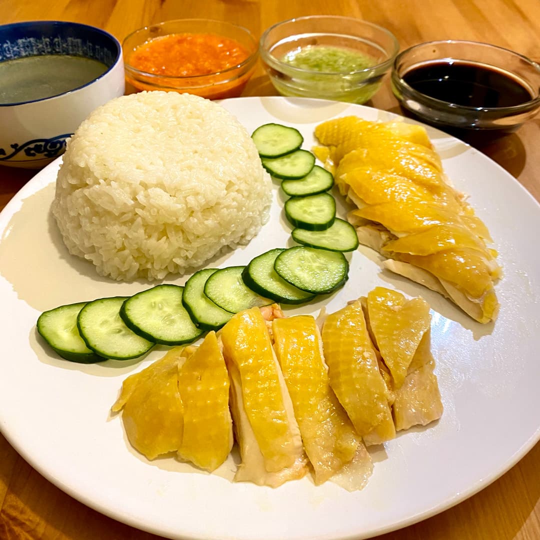 Riz au poulet hainanais