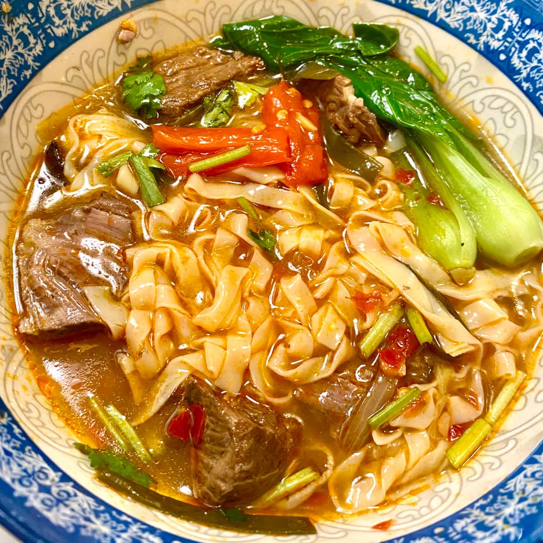 Soupe de nouilles au boeuf taïwanaise