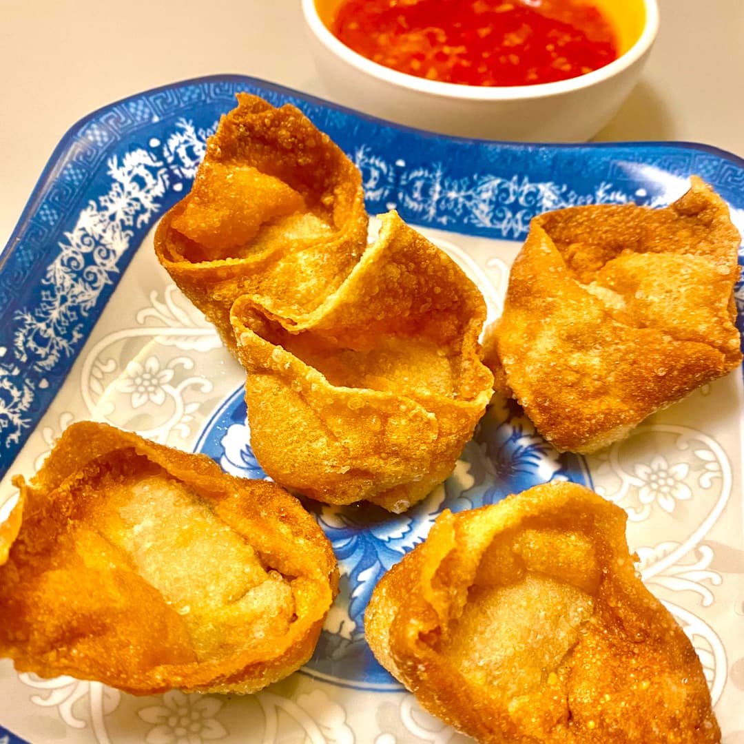 Wontons frits porc et crevettes