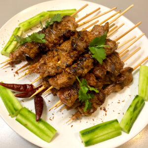 Brochettes d'agneau au cumin xinjiang